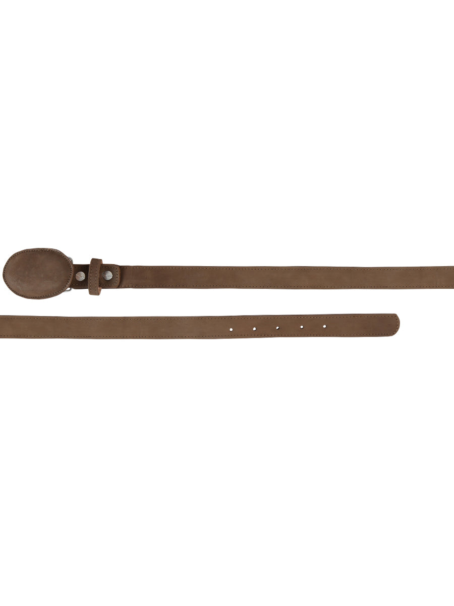 Kids Western Belt - El General Nobuck Topo 45442