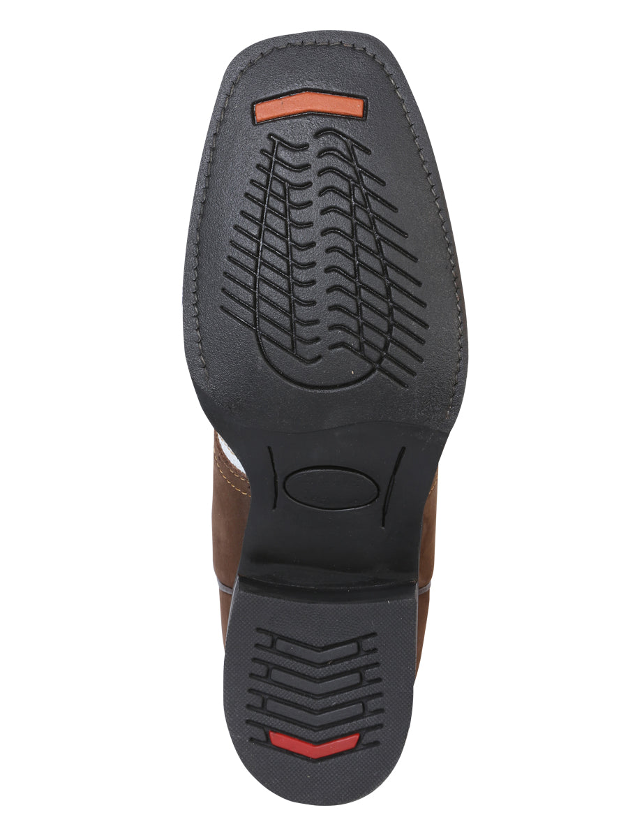 El General Rodeo Boot - Crazy Nobuck  Dark Brown 33313