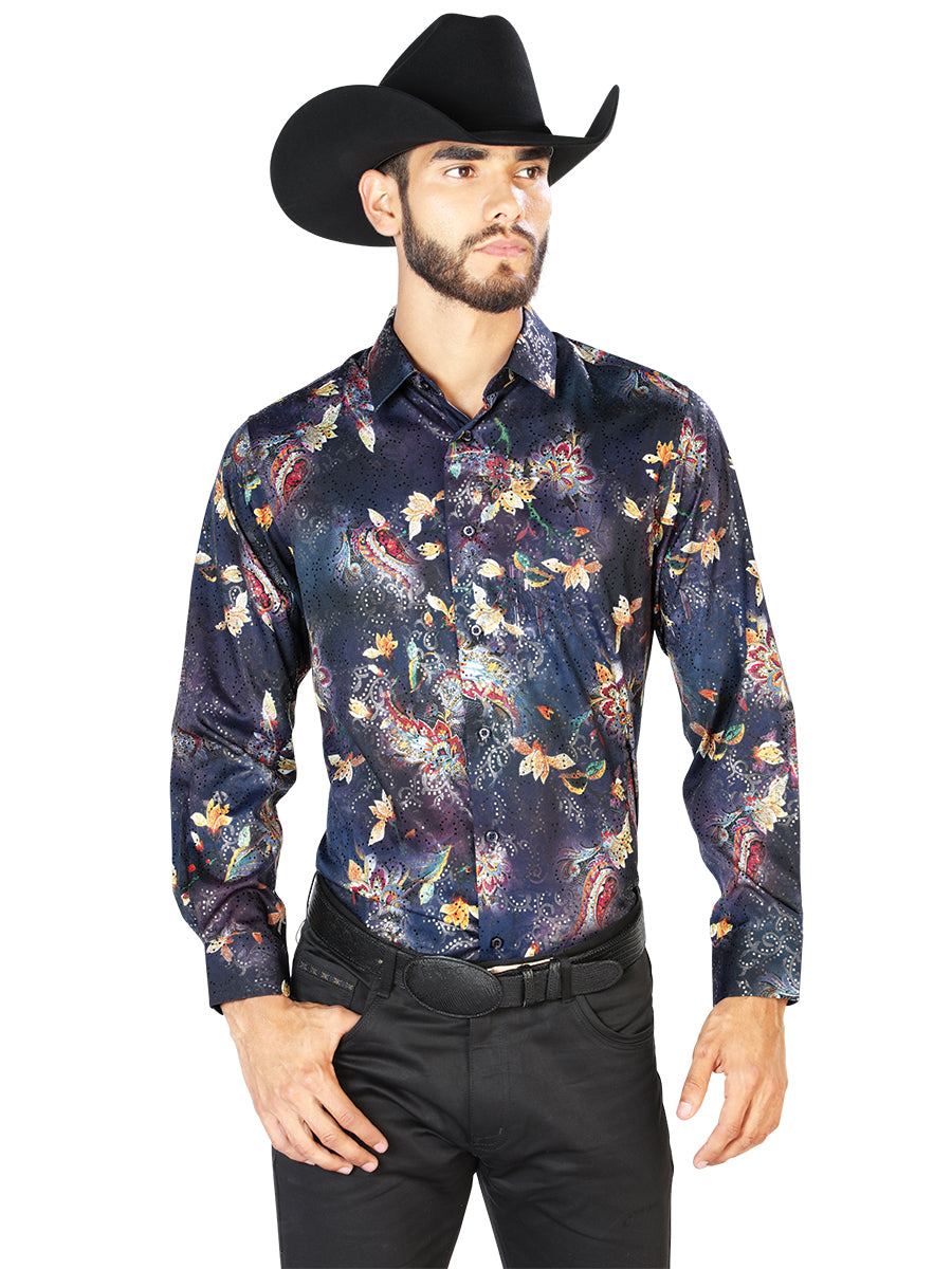 Black Casual Long Sleeve Shirt 43841