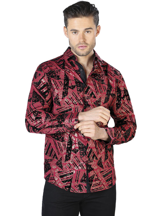 Black Brick Casual Long Sleeve Shirt 44052