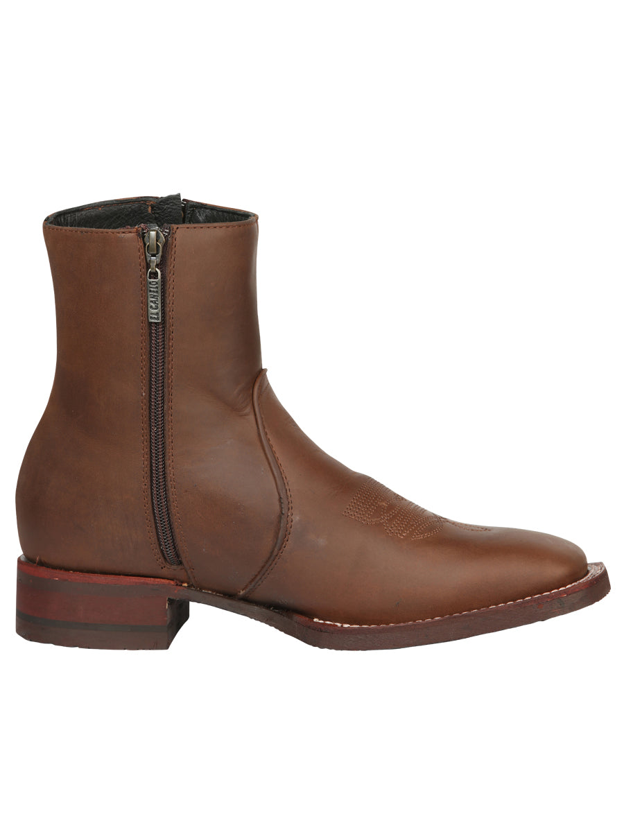 El Canelo Men’s Ankle Boots - Crazy Leather Wood

 45214