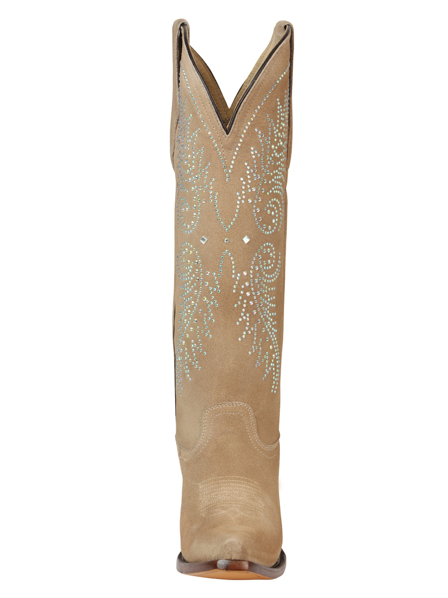 El General Women’s Western Suede Boots - Tuscani 45793