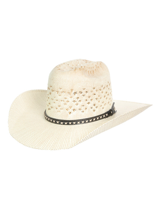 Men's El General 20X Palm Straw Western Hat - Bangora Ringers  45882