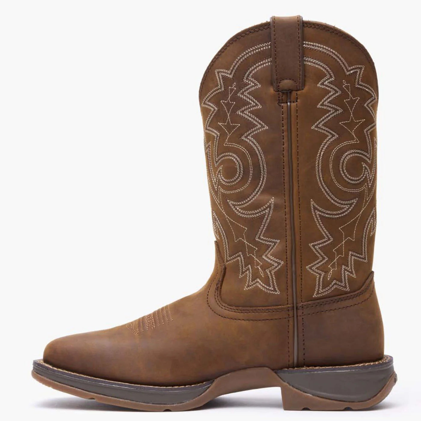 REBEL BY DURANGO PULL-ON WESTERN BOOT BROWN