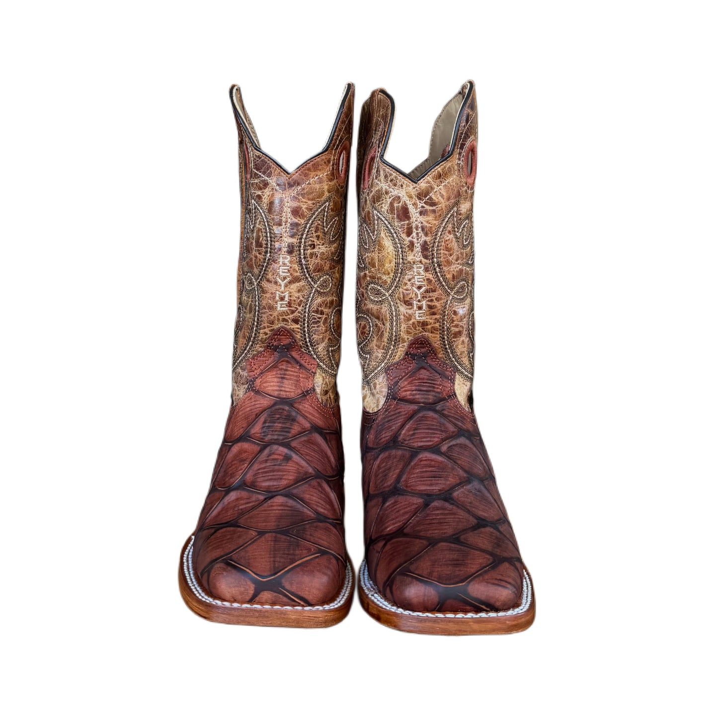 Reyme Jumbo Pirarucu Boots-Square Toe