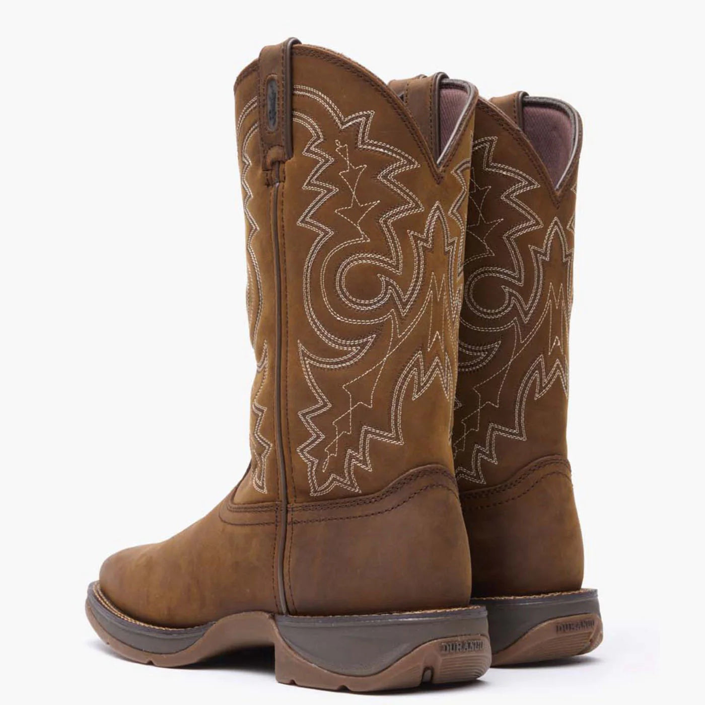 REBEL BY DURANGO PULL-ON WESTERN BOOT BROWN