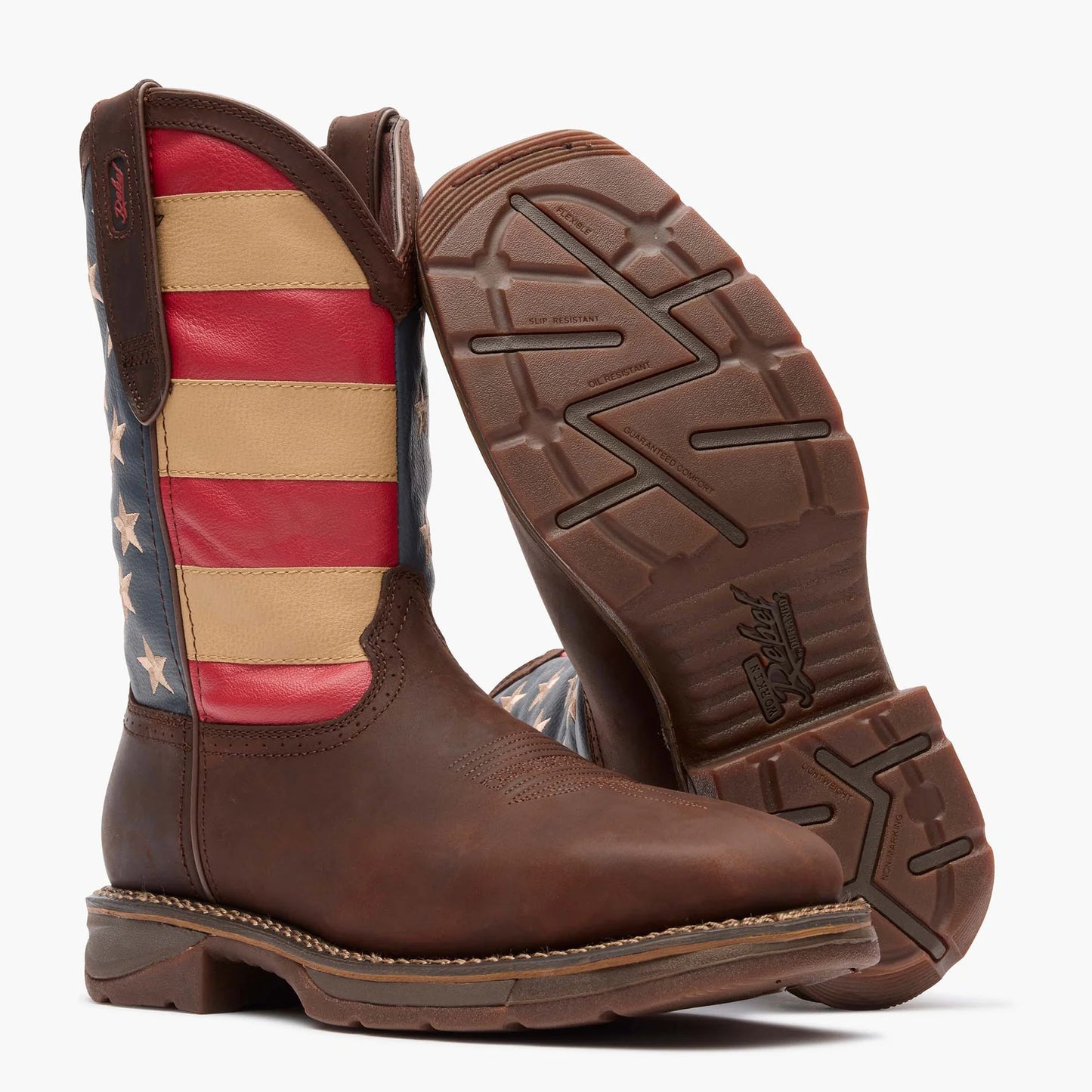 REBEL BY DURANGO PATRIOTIC PULL-ON WESTERN FLAG BOOT
