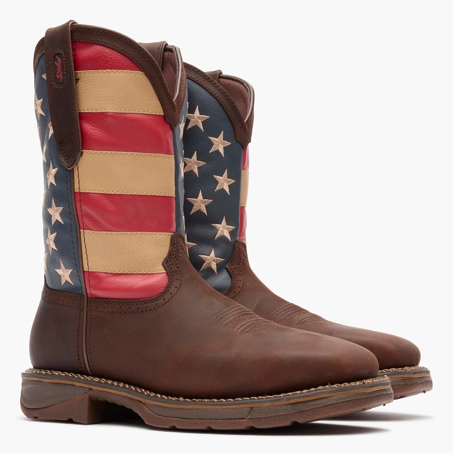 REBEL BY DURANGO PATRIOTIC PULL-ON WESTERN FLAG BOOT